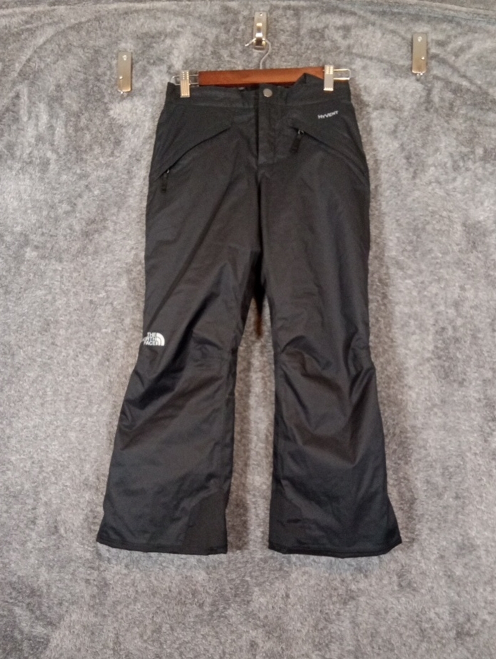 The North Face Girl 10/12 Snow Pants Black Hyvent Waterproof Gorpcore Outdoors